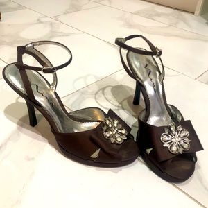 Like new! Chocolate Brown Evening Heels